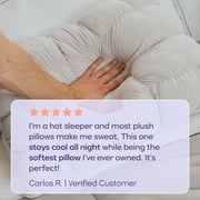 Mellow White Puff Pillow Standard