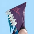 thumbnail image 4 of HAIKYUU Women's Anime Swimsuit Gothic Two-Piece Bathing Suit with Hood and Sleeves, XL, 4 of 5