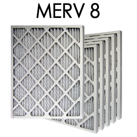 20x30x1 MERV 8 Pleated Air Filter 6PK | 19.75x 29.75x.75 - Actual Size