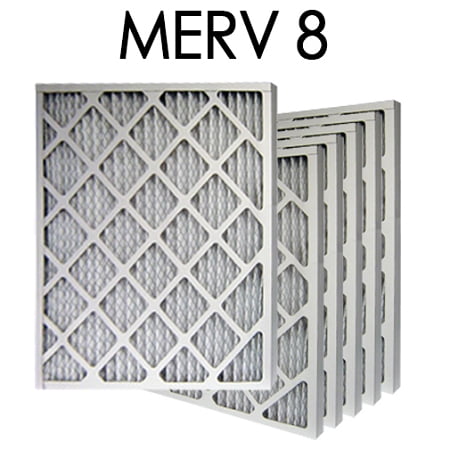 

14x20x2 MERV 8 Pleated Air Filter 6PK | 13.75x19.75x1.75 - Actual Size
