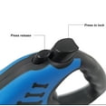 thumbnail image 2 of 360° Tangle-Free Retractable Automatic Dog Leash | 16 ft Strong Nylon Tape | One-Handed Brake,Pause,Lock (Red,Large), 2 of 5