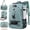 Dark Green, variant on Carry-On Travel Backpack with Organizer Set, 15.6 in Laptop Compartment, Water-Resistant Weekender Bag for Women and Men, Dark Green