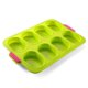 thumbnail image 1 of Molde de silicona para pastel con 8 cavidades, forma ovalada, bricolaje, perforado, molde para hornear pasteles, herramienta para hornear en la cocina, 1 of 8
