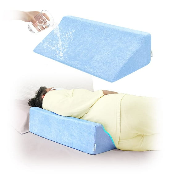Wedge Pillow for Side Sleeping Positioning Wedges for Bed Sores Turning Medical Rolling Pillow for Elderly Waterproof Cover Foam Pillows Be