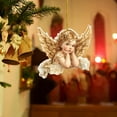 thumbnail image 2 of Festive Christmas Angel Hanging Ornaments – Xmas Tree Decorations for Holiday Season – Assorted Xmas Ornament for Home and Party,B, 2 of 4