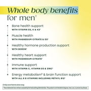 MegaFood Mens Multivitamin Whole Body Capsule 60 count, Mens Health Support
