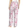 thumbnail image 3 of Picia Love Rabbit Womens Soft Woven Cotton Elastic Waistband Sleep Pajama Pant Lounge Sleep Pant With Pockets And Drawstring-Small, 3 of 9
