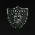 thumbnail image 2 of Men's Antigua Black Las Vegas Raiders Tonal Logo Victory Full-Zip Hoodie, 2 of 2