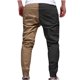 thumbnail image 1 of Pantalones deportivos casuales cómodos de moda para hombres Pantalones de costura de fitness casuales a juego de colores Pompotops  oipoqjl23005, 1 of 1