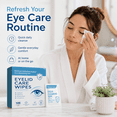 thumbnail image 2 of Kodiake Eyelid Cleansing Wipes 100 Count, Hypoallergenic Eye Makeup Remover and Daily Hygiene Pads for Sensitive Eyes, Fragrance Free, 2 of 8