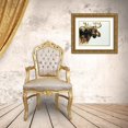 thumbnail image 3 of Edmunds, Sydney 32x26 Gold Ornate Wood Framed with Double Matting Museum Art Print Titled - Moose, 3 of 4
