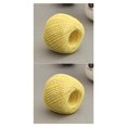 thumbnail image 4 of Moyic Cuerdas de arpillera retorcidas de estilo Vintage para fiesta de boda, cuerda de hilo para coser álbumes de recortes, accesorios para Amarillo claro 2piezas, 4 of 5