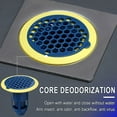 thumbnail image 4 of Shower Drain under $5! Xqxayjr Silicone Shower Drain Cover, Bathroom Floor Drain Filter, Hair Catcher Strainer, Anti-Odor Drain Cover, Removable Drain Stopper, Universal Drain Protector, 4 of 5