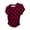 Wine, variant on Shirts for Women,Women Cute Polka Dot Jersey Short Sleeve Cropped Tshirt Y2K Round Neck Slim Tee Shirt Going Out Tops