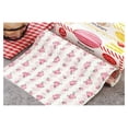 thumbnail image 2 of Papel encerado desechable con estampado de corazón para hornear, envoltorio de embalaje de alimentos para pastel, pan, hamburguesa, patatas fritas, 10/50 piezas, 2 of 4