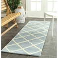 thumbnail image 3 of SAFAVIEH Chatham CHT720B Handmade Blue / Ivory Rug, 3 of 10