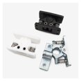 thumbnail image 4 of Heavy-Duty Door Stopper with Spring Lock Mechanism - Versatile Plastic and Zinc Alloy Bumper for Doors, Cabinets, and Drawers - Easy Installation with Included Screws - Available in White and Various, 4 of 5