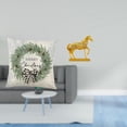 thumbnail image 2 of Funda de almohada,Funda de almohada navideña 2023 de 18 x 18 pulgadas,suave para interiores,Estatuas de caballos,Estatuas de caballos Figura de caballo Figura de caballo,Escultura de caballo, 2 of 8