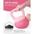 thumbnail image 2 of Soft Kettlebell - Cushioned Impact-Resistant Base and Anti-Slip, Kettle bell Anti-Slip Grip Weight for Home Workouts, Safe Strength Training Kettlebells Sets for Women & Men, With Non-slip Gloves, 2 of 7