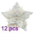 thumbnail image 1 of 5PCS Big sharp corner Christmas plus flower surround plastic three-dimensional artificial flower Decoration Ornaments, 1 of 21