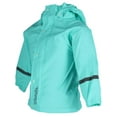 thumbnail image 2 of Wootie Little Girl's Solid Color Hooded Rain Coat by Wootie, 2 of 4