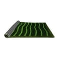 thumbnail image 2 of Ahgly Company Indoor Round Abstract Green Modern Area Rugs, 3' Round, 2 of 4