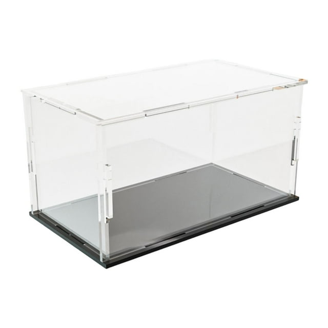 Vitrina de coches a escala,Vitrina acrílica para vehículos a escala 1/32,Organizador de vitrina de figuras de coches a escala,Estuche organizador para guardar coches de juguete con base