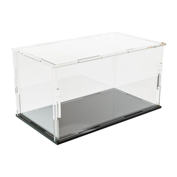Vitrina de coches a escala,Vitrina acrílica para vehículos a escala 1/32,Organizador de vitrina de figuras de coches a escala,Estuche organizador para guardar coches de juguete con base