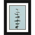 thumbnail image 1 of Artographie Studio 11x14 Black Ornate Wood Framed with Double Matting Museum Art Print Titled - Eucalyptus Blue No 1, 1 of 4