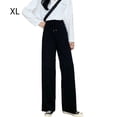thumbnail image 1 of Pantalones de mujer Pantalón largo deportivo holgado informal de cintura alta con pierna ancha, Negro, XL Advancent AP001457-09, 1 of 7