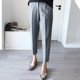 thumbnail image 5 of Pantalones de traje Mujer Primavera Estudiante Pantalón largo informal suelto recto, Gris, XL Advancent AP001316-04B, 5 of 7