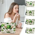 thumbnail image 7 of CaiYueKe St. Patrick's Day Makeup Bag Cosmetic Organizer Travel Toiletry Pouch Easter Bunny Doll Cute Holiday Party Favor Plastic Waterproof Portable Storage Bag for Women Ladies Fashion Accessories, 7 of 7