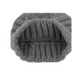 thumbnail image 5 of Men/Women's Chunky Soft Knitted Warm Winter Beanie Hat, Grey, 5 of 5