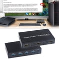 thumbnail image 3 of Salida 4K Ultra Hd Conmutador Kvm Con Carcasa De Metal Conmutador De Pantalla 2.0 Compatible Con Hdmi Conmutador De Teclado Y Ratón Compartido 2 Entradas 1 Advancent EL012478-00, 3 of 6