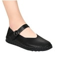 thumbnail image 3 of HAOTAGS Sandals for Women Flat Casual 2025 Dressy Shoes Black Size 9, 3 of 7