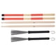 thumbnail image 4 of Drum Stick Brush Sticks, Durable Double Guide Rod Drum Sticks Set  For Classic Music ANGGREK Drum Stick Brush Sticks, 4 of 8
