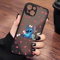 thumbnail image 5 of Case for iPhone Apple 14 13 11 12 MINI Pro XS Max XR X 7 8 SE 2022 2020 6 6S Plus Case Funda Shell Lilo & Stitch Cartoon Anime, 5 of 5