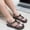 Black, variant on Eltusu Girls Jelly Sandals, Plateform Beach Closed Toe No Slip Summer Shoes Silver Size 4 T