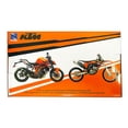 thumbnail image 3 of KTM 450 SX-F Dirt Bike Motorcycle Orange and White 1/12 Diecast Motorcycle Model by New Ray, 3 of 3