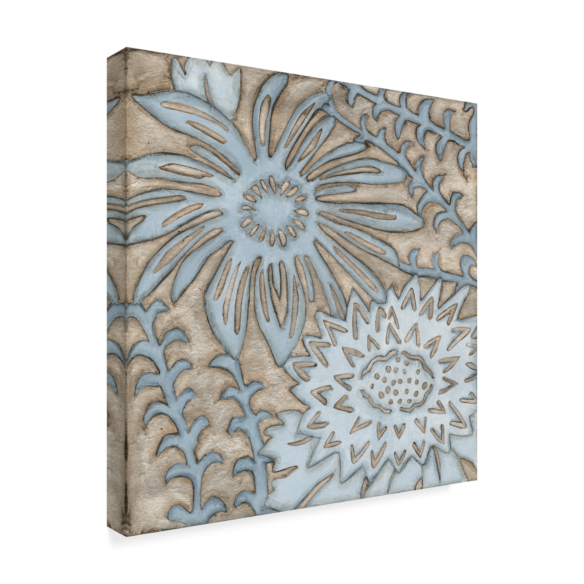 Trademark Fine Art 'Silver Filigree III' Canvas Art by Megan Meagher