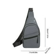 thumbnail image 3 of Ke1Clo Sling Bag for Men Crossbody Sling Backpack Sling Bag Travel Hiking Chest Bag Daypack Fashion Shoulder Bag, 3 of 6