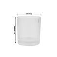 thumbnail image 3 of Efavormart 12 Pack Glass Votive Candle Holders – Clear, 2.5" Ribbed Tealight Cups for Tabletop Lighting, 3 of 3