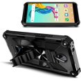 thumbnail image 2 of AT&T Fusion Z Case, AT&T Motivate Case with Tempered Glass Screen Protector (Full Coverage), Nagebee Full-Body Protective Shockproof [Military-Grade] Built in Kickstand Heavy-Duty Case (Black), 2 of 5