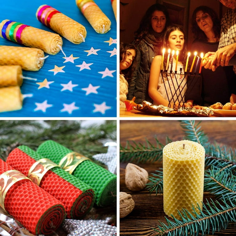 Beeswax Candle Making Kit - Makes 9 Candles, Hanukkah Arts and Craft  Project