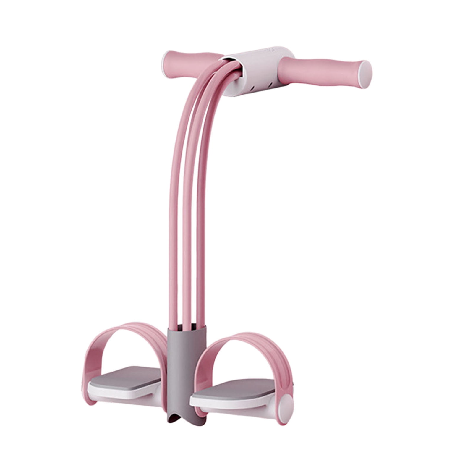 Foot Pedal Resistance Band TPE 4 Tube Smart Stirrup Puller Multifunctional Abdomen Waist Arm Leg Trainer Fitness 1pc