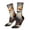 2 Black-2, variant on Romantic Flower Fox Couple Print Adult Socks for Men & Women,Calf Socks, Ankle Socks,Boots Socks,Breathable Casual Sock,Unisex Crew Socks