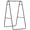 Black, variant on NeoNiches Hammock Chair Stand Only, Hanging Chair Stand, Heavy Duty Solid Steel A-Frame Construction for Hanging Hammock, Max Load 330 LBS Air Porch Swing for Indoor Outdoor, White