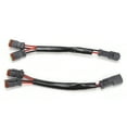 thumbnail image 3 of Arnés de cableado para enchufe de luz de trabajo LED de 2 piezas 2-Cable universal de 2 pines macho a hembra para coche, 3 of 14