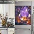 thumbnail image 6 of Dishwasher Sticker Dishwasher Cover Magnet Refrigerator Home Decorative Art Kitchen Panel Decal Whimsical Cartoon Halloween Scene 23x26 Inch, 6 of 6