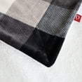 thumbnail image 3 of Buffalo Plaid Sherpa Fleece Throw Blanket, Double-Sided Checkered Super Soft Luxurious Bedding Blanket 60 x 80 inches, Black/White, 3 of 6